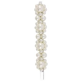 Presilhas Médias Flor - Simone Rocha - Pérola - Branca Branco