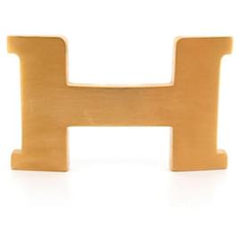 Hermès-NEW HERMES CONSTANCE H PM BELT BUCKLE IN GOLDEN BRUSHED STEEL BUCKLE BELT-Golden