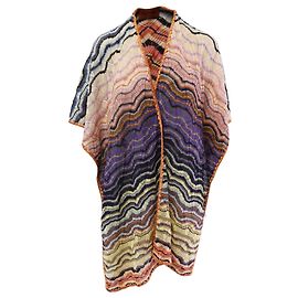 Poncho de ganchillo Mare de Missoni en rayón multicolor Multicolor