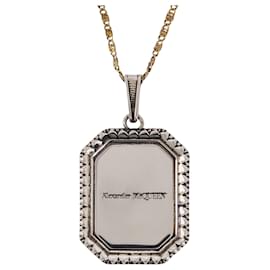 Alexander Mcqueen-Brass Plate Med Cameo Necklace-Multiple colors