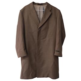 Fear of God-Fear Of God Chesterfield Overcoat in Brown Laine Wool-Brown