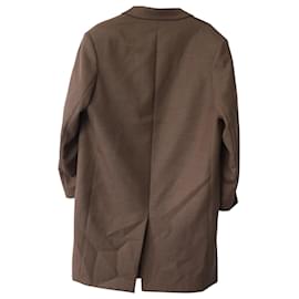 Fear of God-Fear Of God Chesterfield Overcoat in Brown Laine Wool-Brown