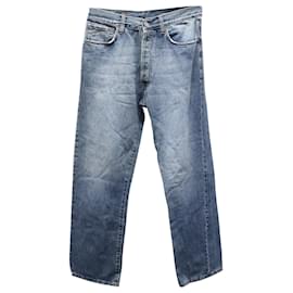 Gucci-Gucci Straight Cut Jeans aus blauer Baumwolle-Blau