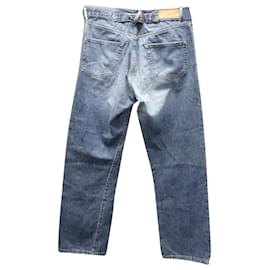 Gucci-Gucci Straight Cut Denim Jeans in Blue Cotton-Blue