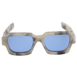 Autre Marque Óculos de sol A-COLD-WALL* x Retrosuperfuture Cara Pebble em Acetato de Marfim Branco Cru
