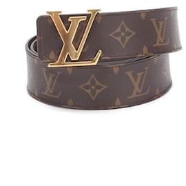 Louis Vuitton-LV Initiales Belt-Brown