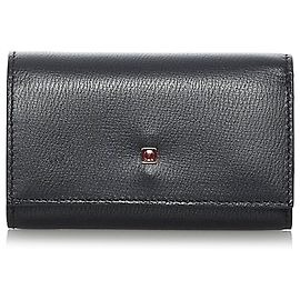 Salvatore Ferragamo Portachiavi in pelle nera Ferragamo Nero