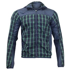 Comme Des Garcons Giacca a quadri Comme des Garçons in nylon blu navy Blu navy