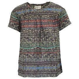 TOP SEDA MULTICOLOR CON ESTAMPADO ABSTRACTO SEA NEW YORK Otro