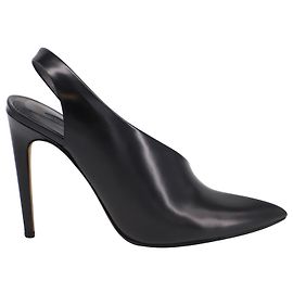 Alexander Wang Edie Slingback Heels in pelle nera Nero