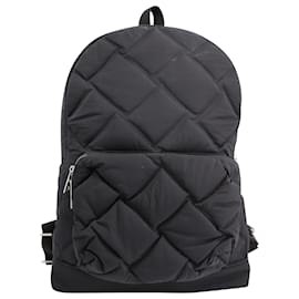Bottega Veneta-Bottega Venetta Quilted Backpack in Black Polyamide-Black