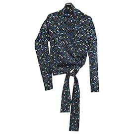 Balenciaga-Balenciaga Blusa Impressa em Algodão Multicolorido-Outro
