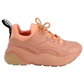 Stella Mc Cartney Stella Mccartney Eclypse Sneakers in Peach Leather Peach