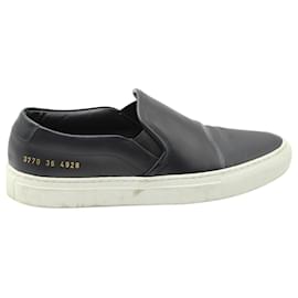 Autre Marque-Common Projects Slip On Sneakers in Black Leather -Black