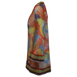 Missoni-Missoni Mare Crochet Coverup in Multicolor Rayon-Multiple colors