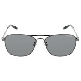 Montblanc-Aviator-Style Metal Sunglasses-Other