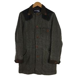 JUNYA WATANABE COMME des GARCONS MAN Casaco/S/Lã/Cheque Multicor
