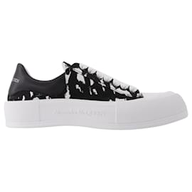 Alexander Mcqueen-Deck Sneaker in Multicolour Leather-Multiple colors