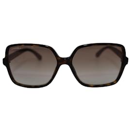Chanel-Chanel Square Sunglasses in Brown Acetate-Brown