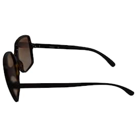 Chanel-Chanel Square Sunglasses in Brown Acetate-Brown
