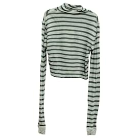 Alexander Wang-Alexander Wang Stripped Long Sleeve Top in Multicolor Viscose-Other