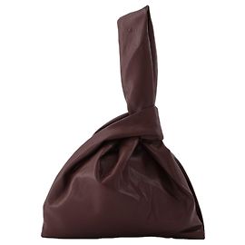 Nanushka Bolsa Jen em couro vegano roxo Marrom