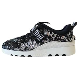 Miu Miu-Sneakers-Black,Silvery