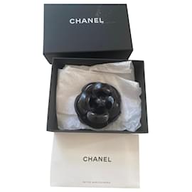 Chanel-Camélia Chanel brooch-Black