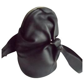 Sac à main MAX MARA en cuir véritable Noir