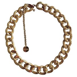 Collier métal chaîne dorée MAX MARA'S Doré