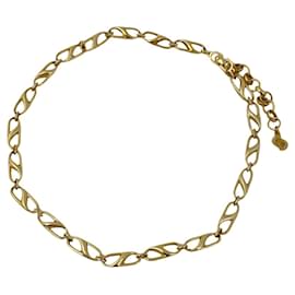 Christian Dior-[Used] Christian Dior Christian Dior Design Necklace Logo Fashion Accessories Necklace GP Gold-Golden