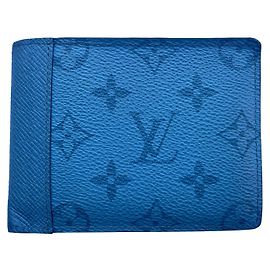 Louis Vuitton Cartera Múltiple Slender Azul Denim Azul