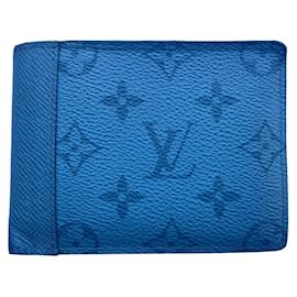 Louis Vuitton-Sold Out Denim Blue Multiple Wallet Slender-Blue