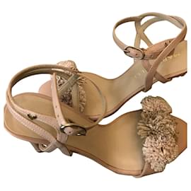 Autre Marque-Sandali Martinelli in pelle-Beige