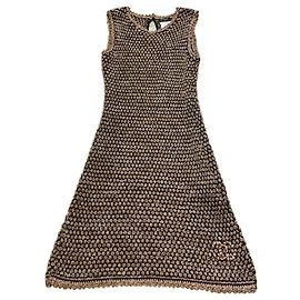 Robe Chanel Beige Bronze