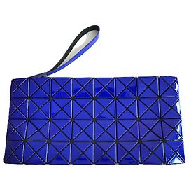 Issey Miyake Bao Bao Prism Clutch Bag Cobalt Blue Blue