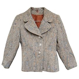Autre Marque-Vintage Sechziger T-Jacke 38-Grau
