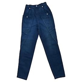 Vaqueros Isabel Marant Azules de Algodón Azul