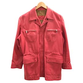 LOEWE lambskin leather jacket Red