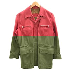 Loewe-LOEWE lambskin leather jacket-Red