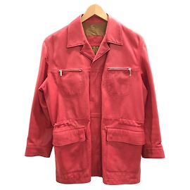 Veste en cuir d'agneau LOEWE Rouge