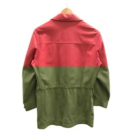 Loewe-LOEWE lambskin leather jacket-Red