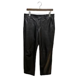 Loewe-LOEWE leather pants-Black