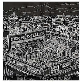 Hermès-A garden on the roof-Black,White