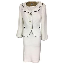 Hobbs Dresses White Navy blue