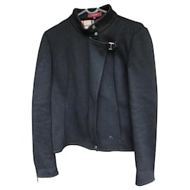 Burberry jacket size 42 Black