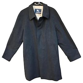 Burberry-Burberry short coat size 54-Dark grey