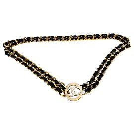 CHANEL Gürtel Schwarz