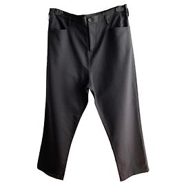 Y'S Pantalon bouffant à fines rayures Gris anthracite