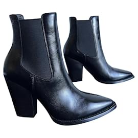 Saint Laurent-Ankle Boots-Black